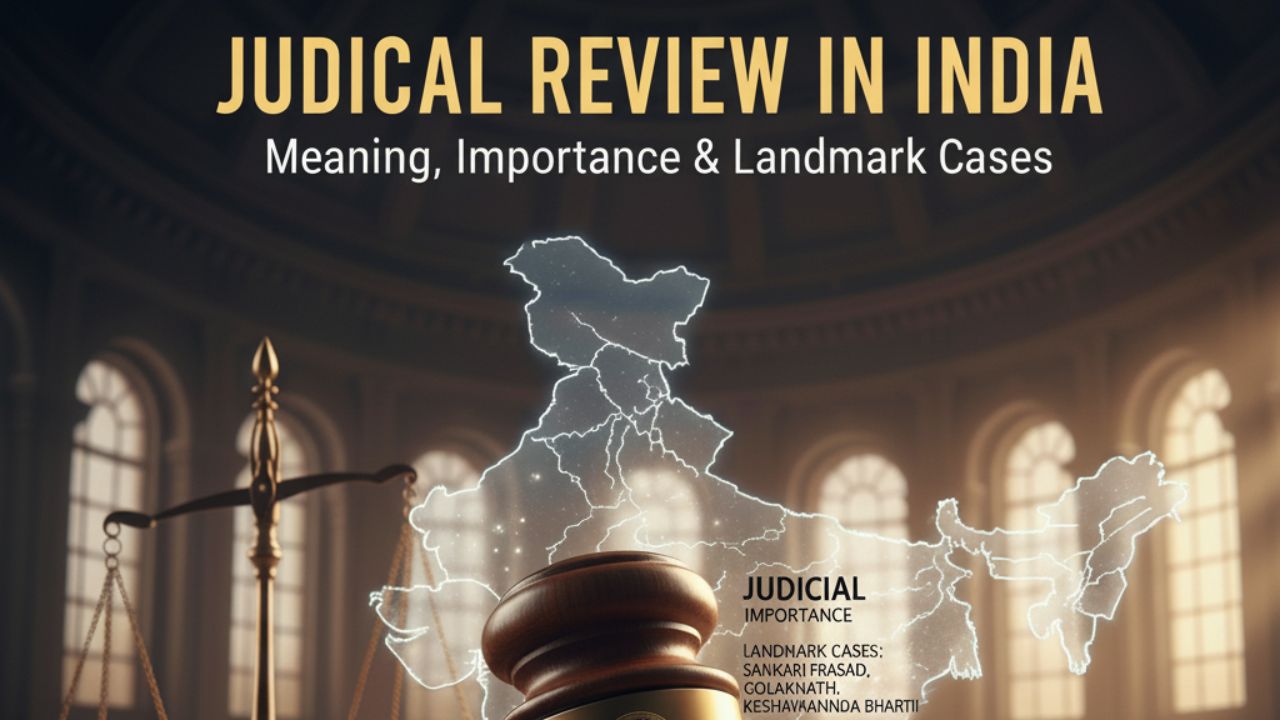 Judicial Review in India: Meaning, Importance & Landmark Cases