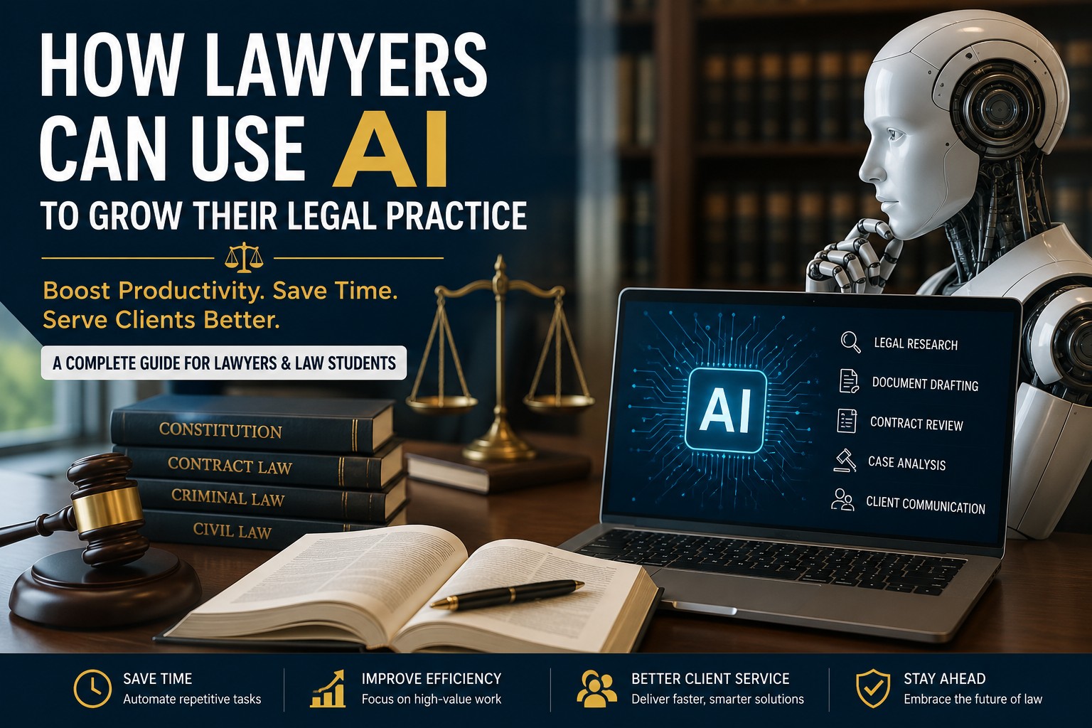 How Lawyers Can Use AI to Grow Their Legal Practice